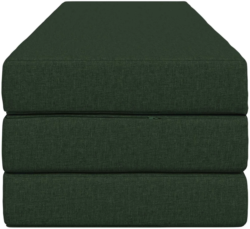 Čiužinys Sulankstomas Sofos Lova 180 x 67 x 45 cm Tamsiai žalia