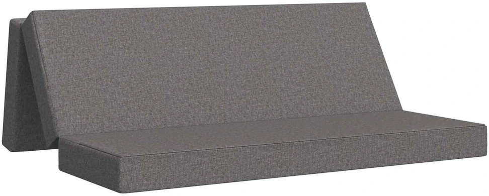 Čiužinys Sulankstomas Sofos Lova 180 x 67 x 45 cm Šviesiai pilka