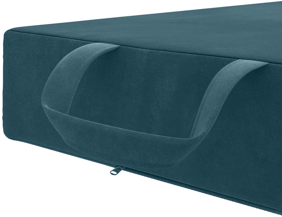 Čiužinys Sulankstomas Sofos Lova 75 x 67 x 45 cm Mėlyna
