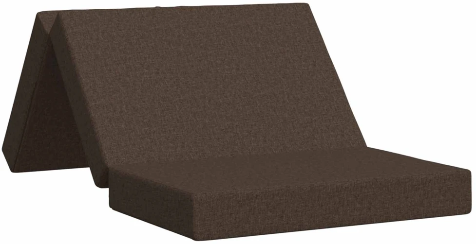 Čiužinys Sulankstomas Sofos Lova 80 x 67 x 45 cm Taupe