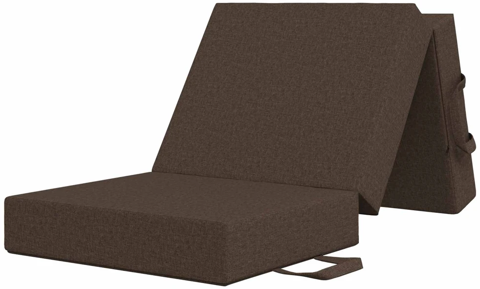 Čiužinys Sulankstomas Sofos Lova 90 x 67 x 45 cm Taupe