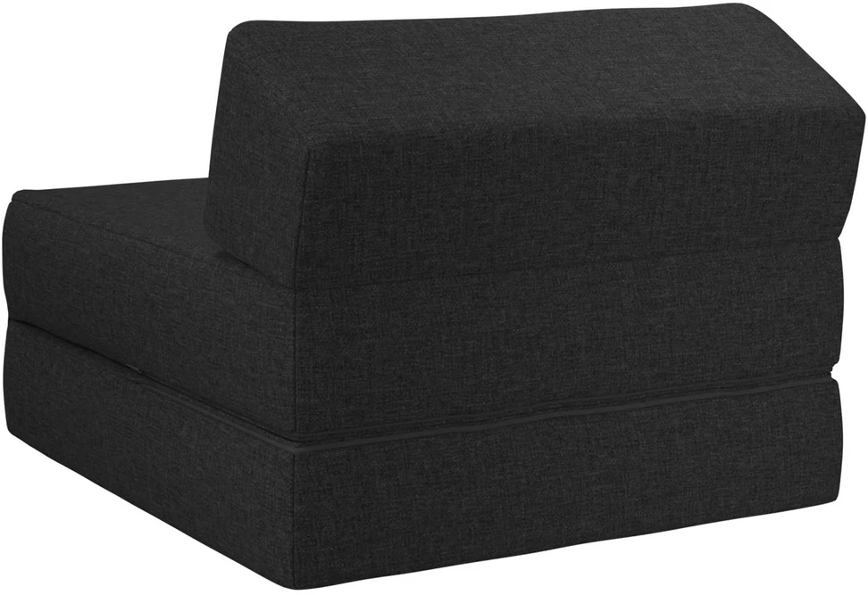 Sofa Sulankstomas Sofos Lova Juoda 60 x 70 x 41 cm Audinys