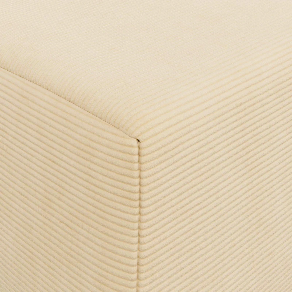 Sofa Sulankstomas Sofos Lova Kreminė 200 x 70 x 15 cm