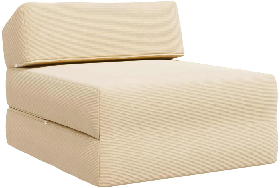 Sofa Sulankstomas Sofos Lova Kreminė 60 x 70 x 41 cm Audinys