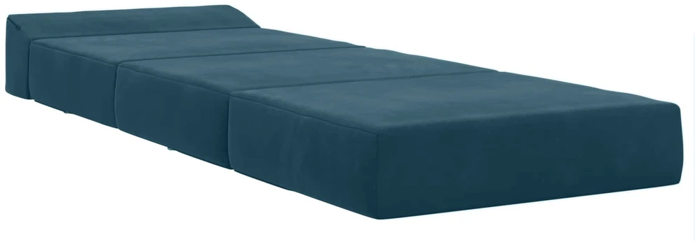 Sofa Sulankstomas Sofos Lova Mėlyna 70 x 60 x 63 cm Aksomas