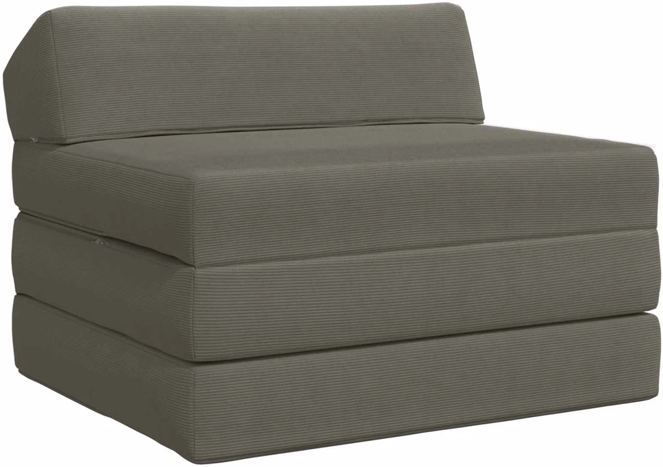 Sofa Sulankstomas Sofos Lova Šviesiai pilka 200 x 70 x 10 cm