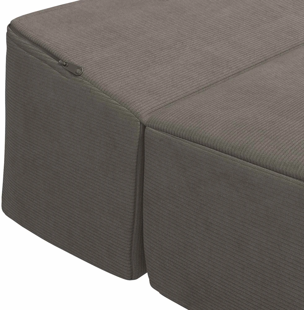Sofa Sulankstomas Sofos Lova Šviesiai pilka 200 x 70 x 15 cm