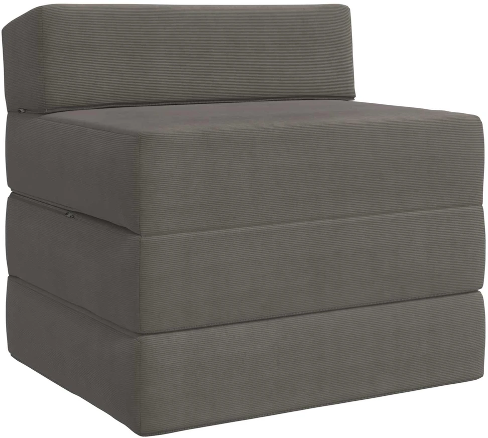 Sofa Sulankstomas Sofos Lova Šviesiai pilka 200 x 70 x 15 cm