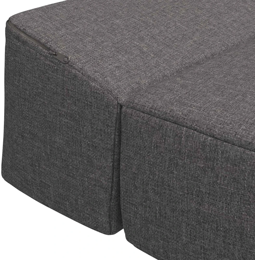 Sofa Sulankstomas Sofos Lova Šviesiai pilka 70 x 60 x 63 cm Audinys