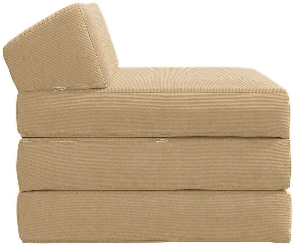 Sofa Sulankstomas Sofos Lova Šviesiai žalia pilka 200 x 70 x 10 cm