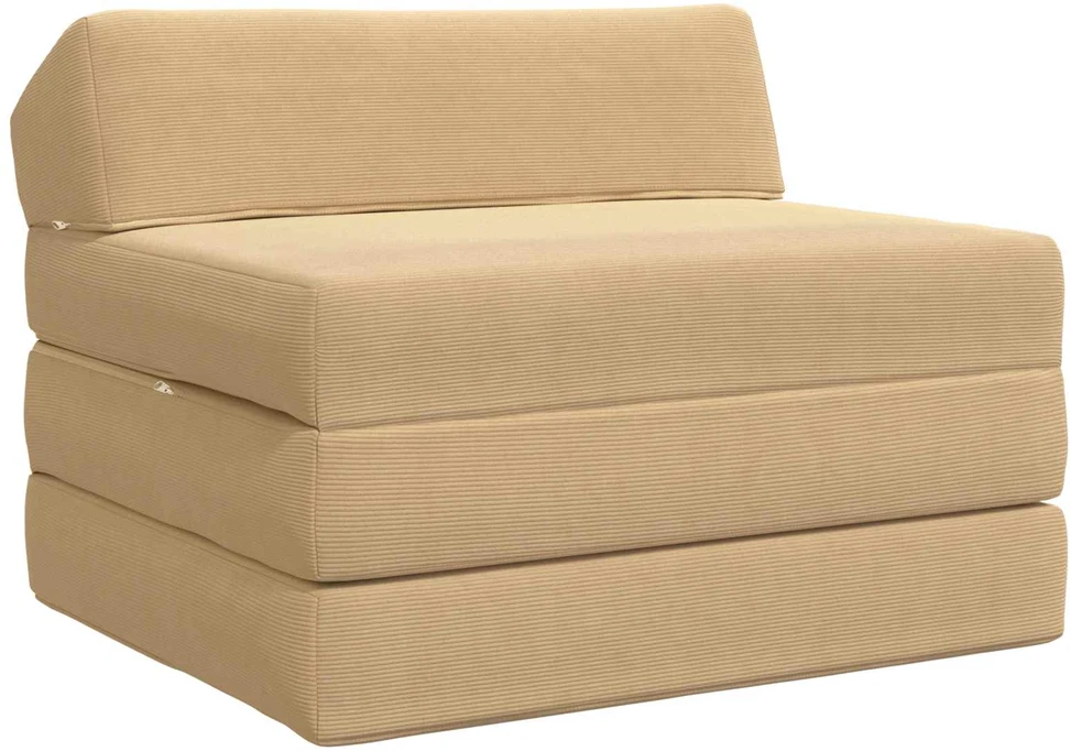 Sofa Sulankstomas Sofos Lova Šviesiai žalia pilka 200 x 70 x 10 cm