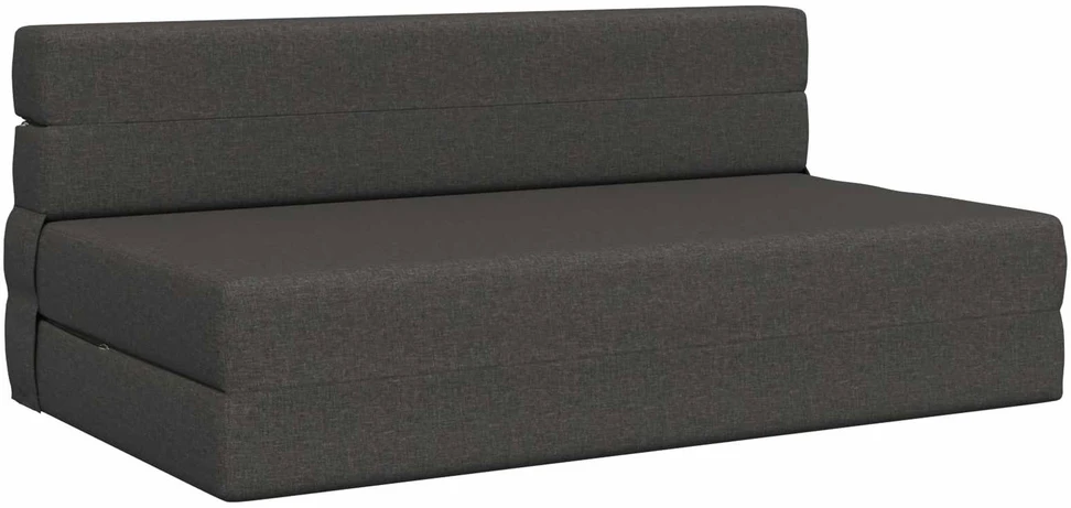 Sofa Sulankstomas Sofos Lova Tamsiai pilka 152 x 86,5 x 60 cm