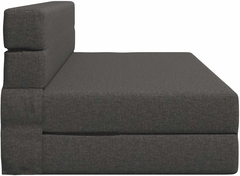 Sofa Sulankstomas Sofos Lova Tamsiai pilka 152 x 86,5 x 60 cm