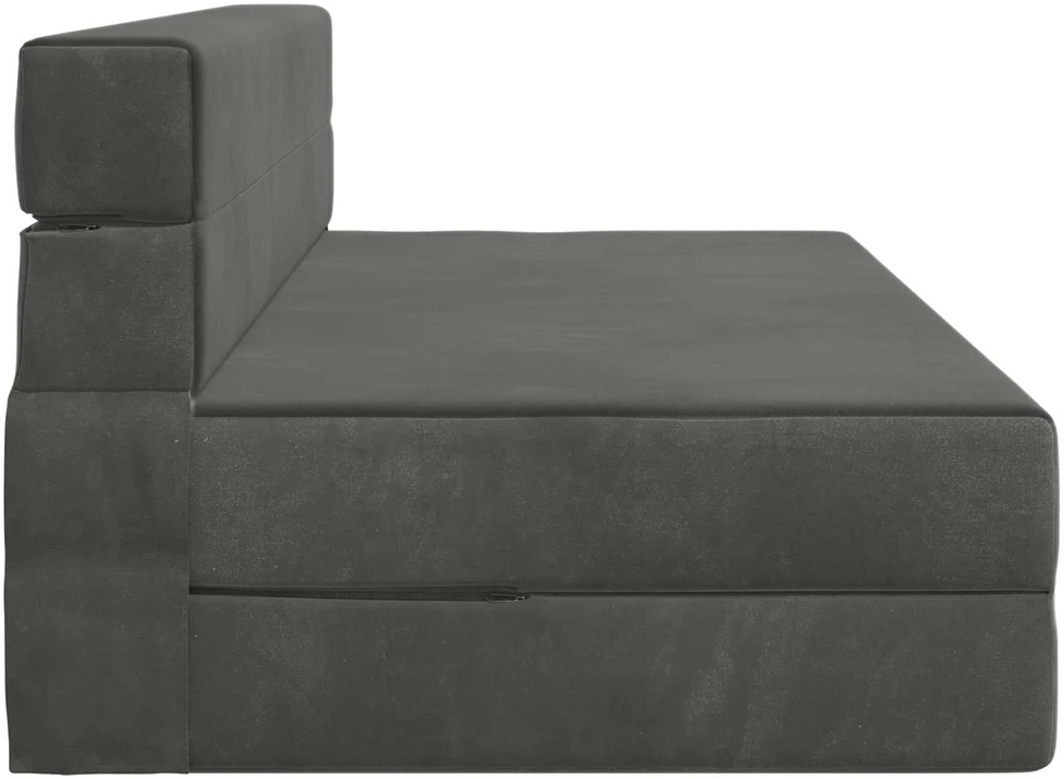 Sulankstomas Sofos Lova Tamsiai pilka 152 x 86,5 x 60 cm
