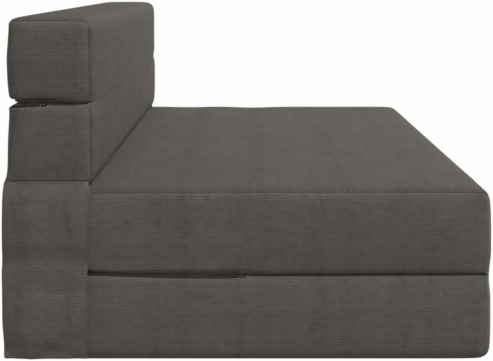 Sofa Sulankstomas Sofos Lova Tamsiai pilka 152 x 86,5 x 60 cm