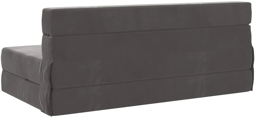 Sulankstomas Sofos Lova Tamsiai pilka 152 x 86,5 x 60 cm