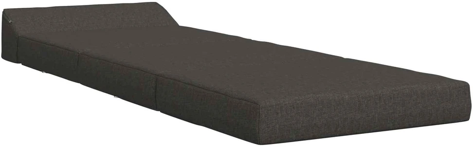 Sofa Sulankstomas Sofos Lova Tamsiai pilka 200 x 70 x 10 cm Audinys