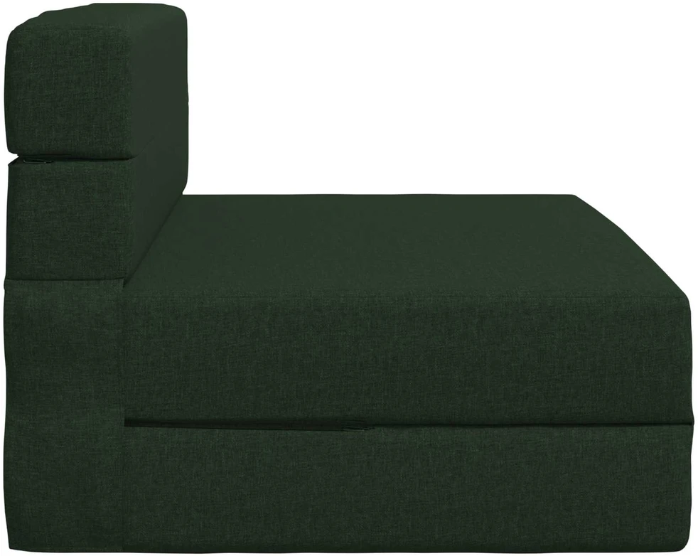 Sofa Sulankstomas Sofos Lova Tamsiai žalia 70 x 72 x 60 cm Audinys