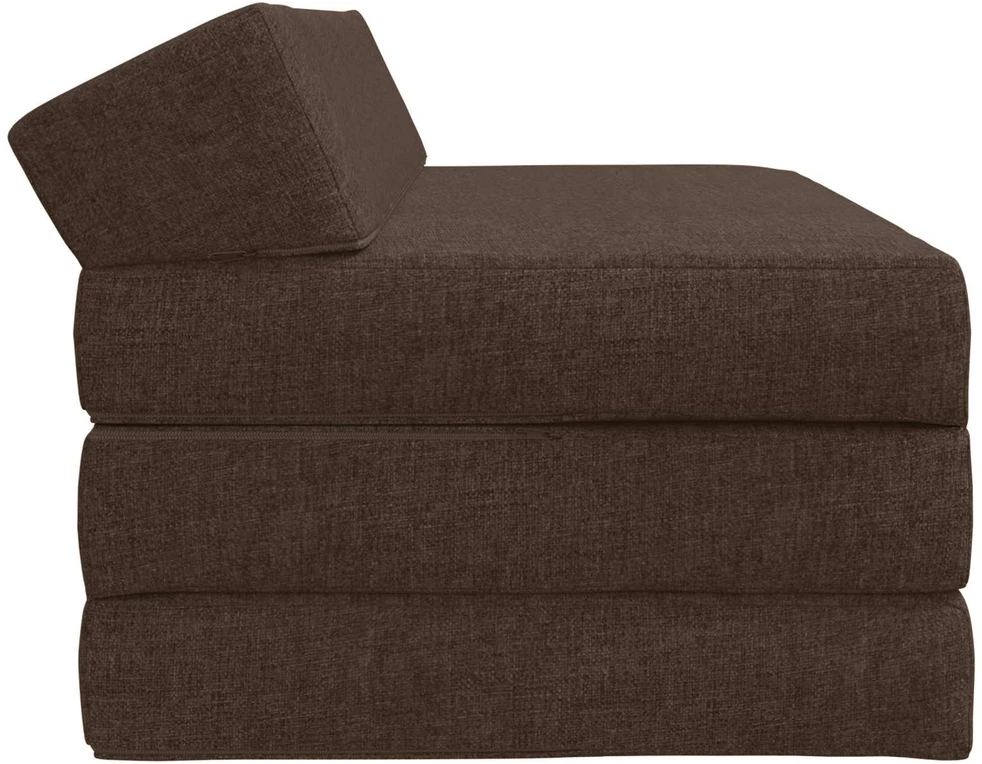Sofa Sulankstomas Sofos Lova Taupe 120 x 60 x 49 cm Audinys