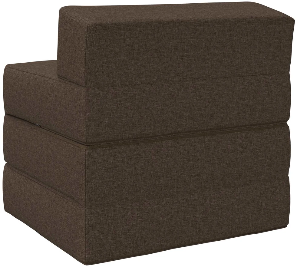 Sulankstomas Sofos Lova Taupe 200 x 70 x 15 cm Audinys
