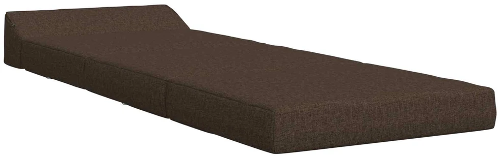 Sulankstomas Sofos Lova Taupe 200 x 70 x 10 cm Audinys