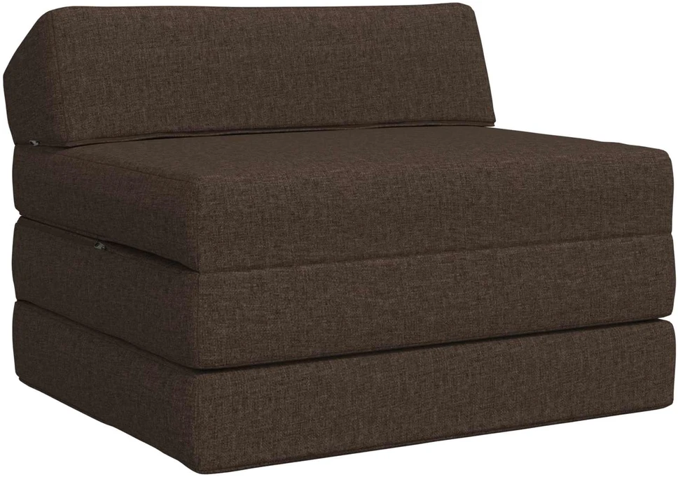 Sulankstomas Sofos Lova Taupe 200 x 70 x 10 cm Audinys
