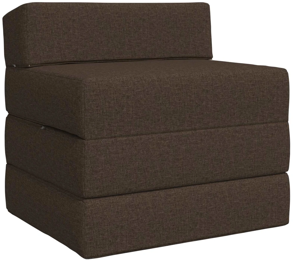 Sulankstomas Sofos Lova Taupe 200 x 70 x 15 cm Audinys
