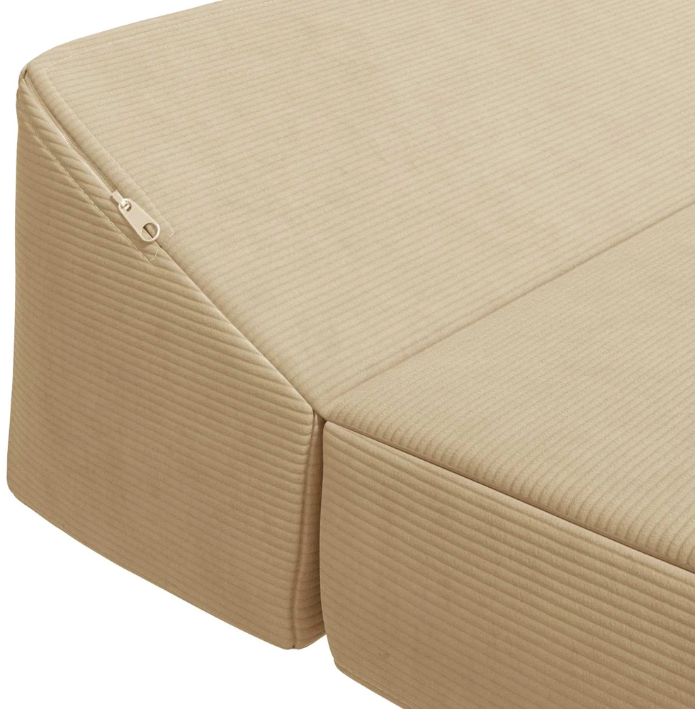 Sofa Sulankstomas Sofos Lova Žalias pilkas 120 x 60 x 49 cm Audinys