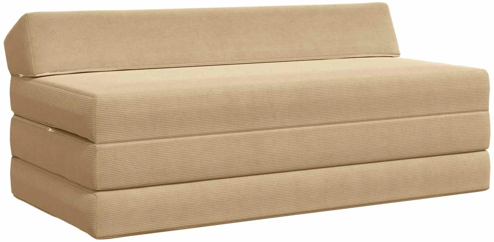 Sofa Sulankstomas Sofos Lova Žalias pilkas 120 x 60 x 49 cm Audinys
