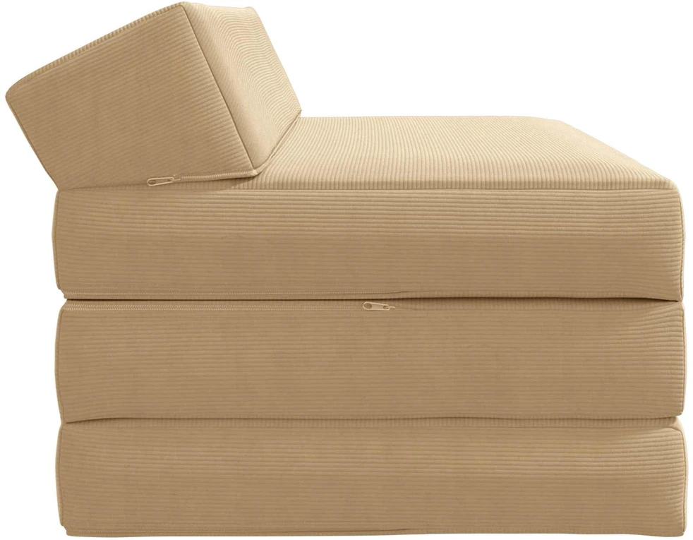 Sofa Sulankstomas Sofos Lova Žalias pilkas 120 x 60 x 49 cm Audinys
