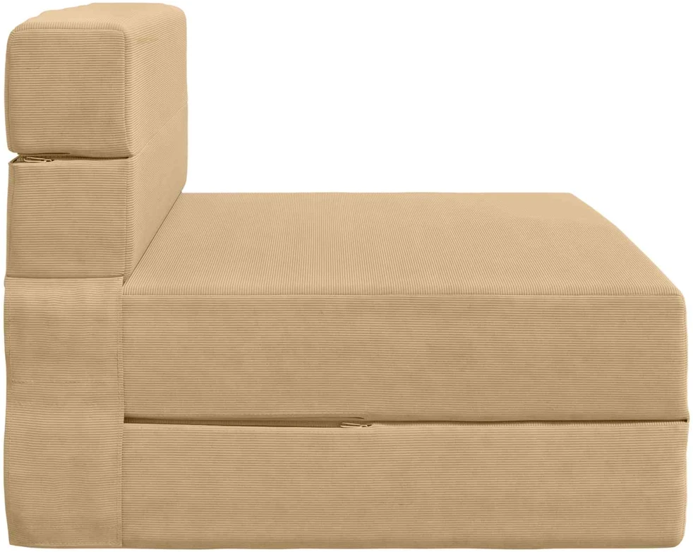 Sofa Sulankstomas Sofos Lova Žalias pilkas 70 x 72 x 60 cm Audinys