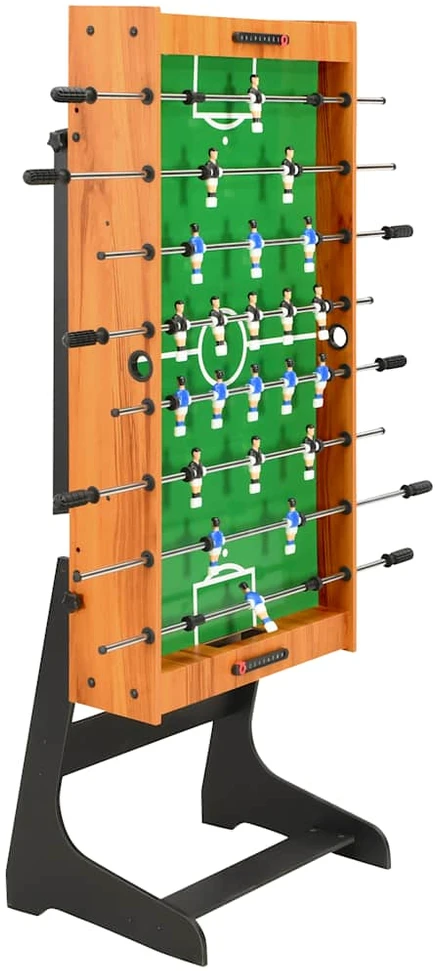 Sulankstomas stalo futbolo stalas, 121x61x80cm, šviesiai rudas