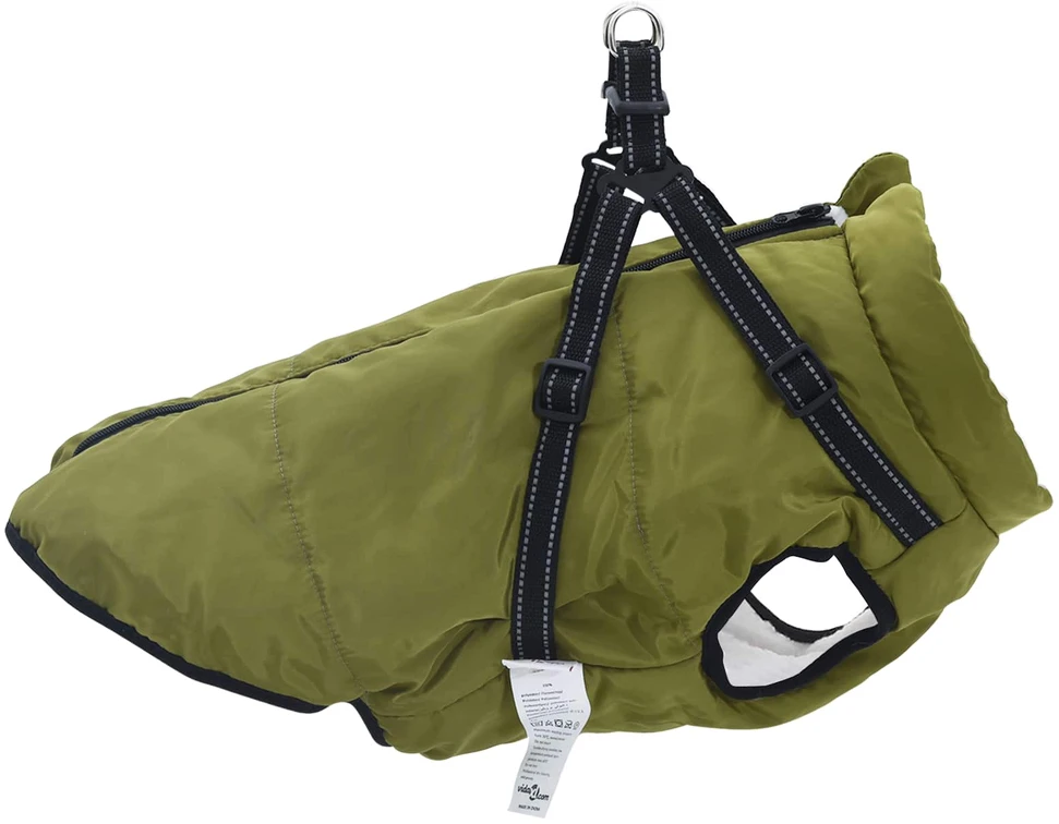 Šuns Kailinis Armijos Žalia L48 Fleece ir poliesteris