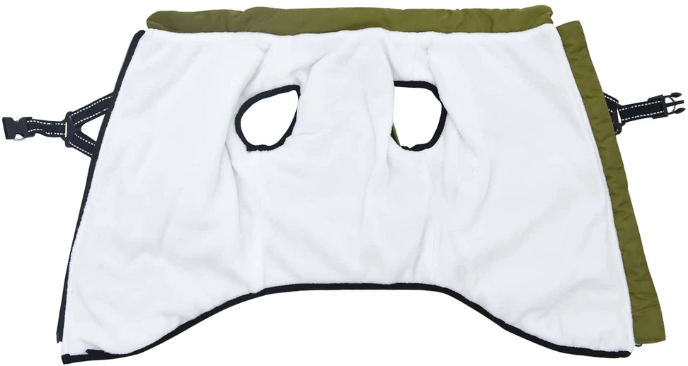 Šuns Kailinis Armijos Žalia L48 Fleece ir poliesteris