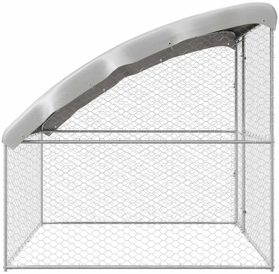 Šunų narvas Sidabro 2 x 2 x 2 m Galvanizuotas plienas