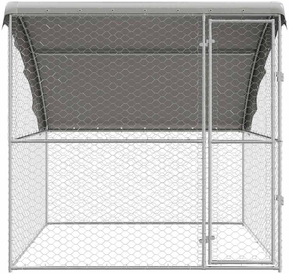 Šunų narvas Sidabro 2 x 2 x 2 m Galvanizuotas plienas