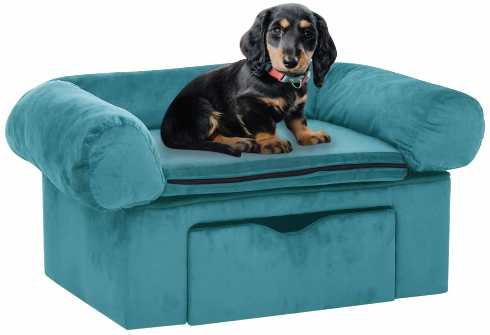 Šuo sofa su saugykla Turkio 75 x 50 x 38cm Pliušas