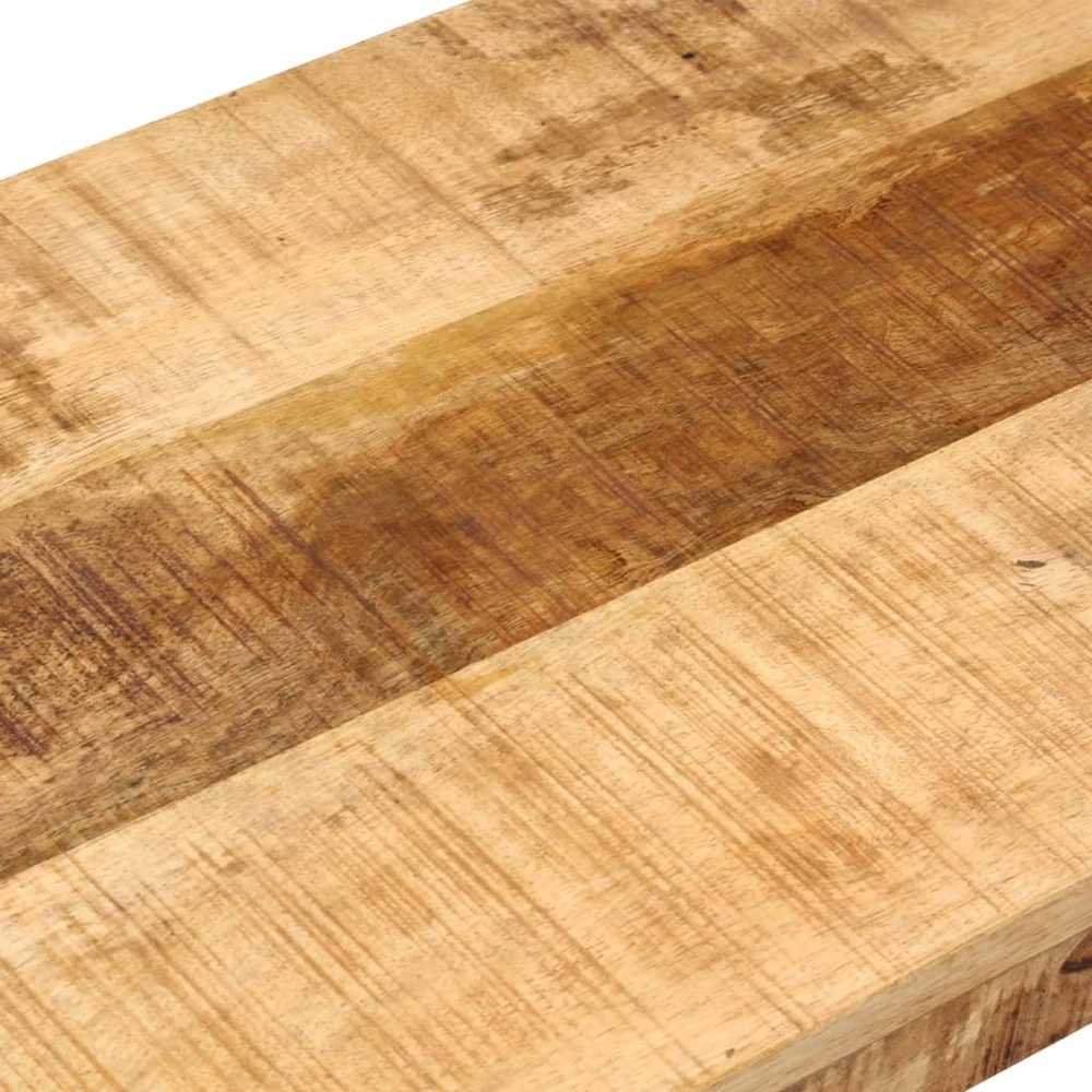 Suoliukas, 110cm, neapdorotos mango medienos masyvas ir plienas
