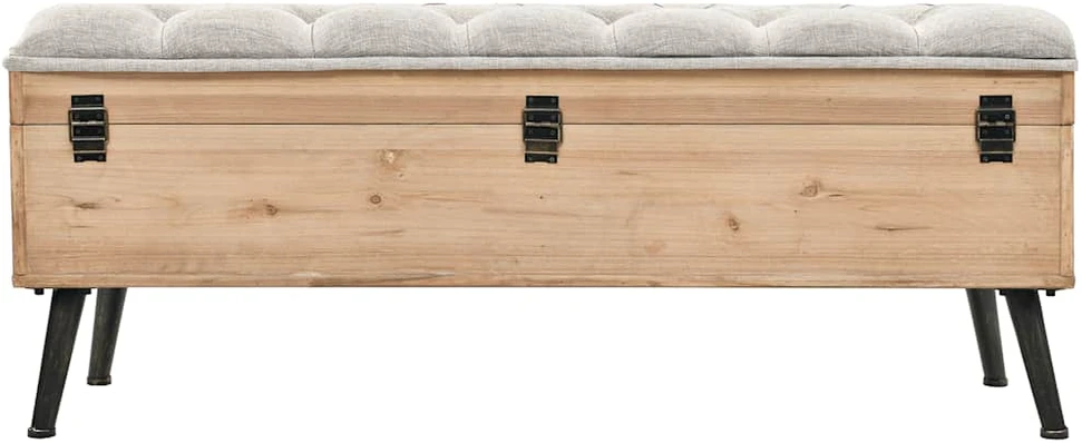 Suoliukas-daiktadėžė, 110cm, eglės medienos masyvas