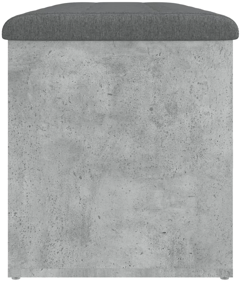 Suoliukas-daiktadėžė, betono, 102x42x45cm, apdirbta mediena