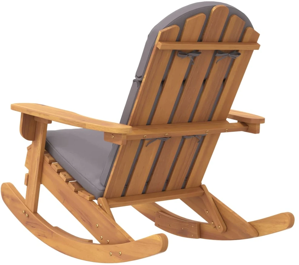 Supama adirondack kėdė su pagalvėlėmis, akacijos masyvas