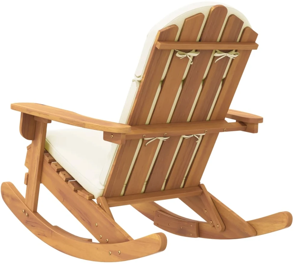 Supama adirondack kėdė su pagalvėlėmis, akacijos masyvas