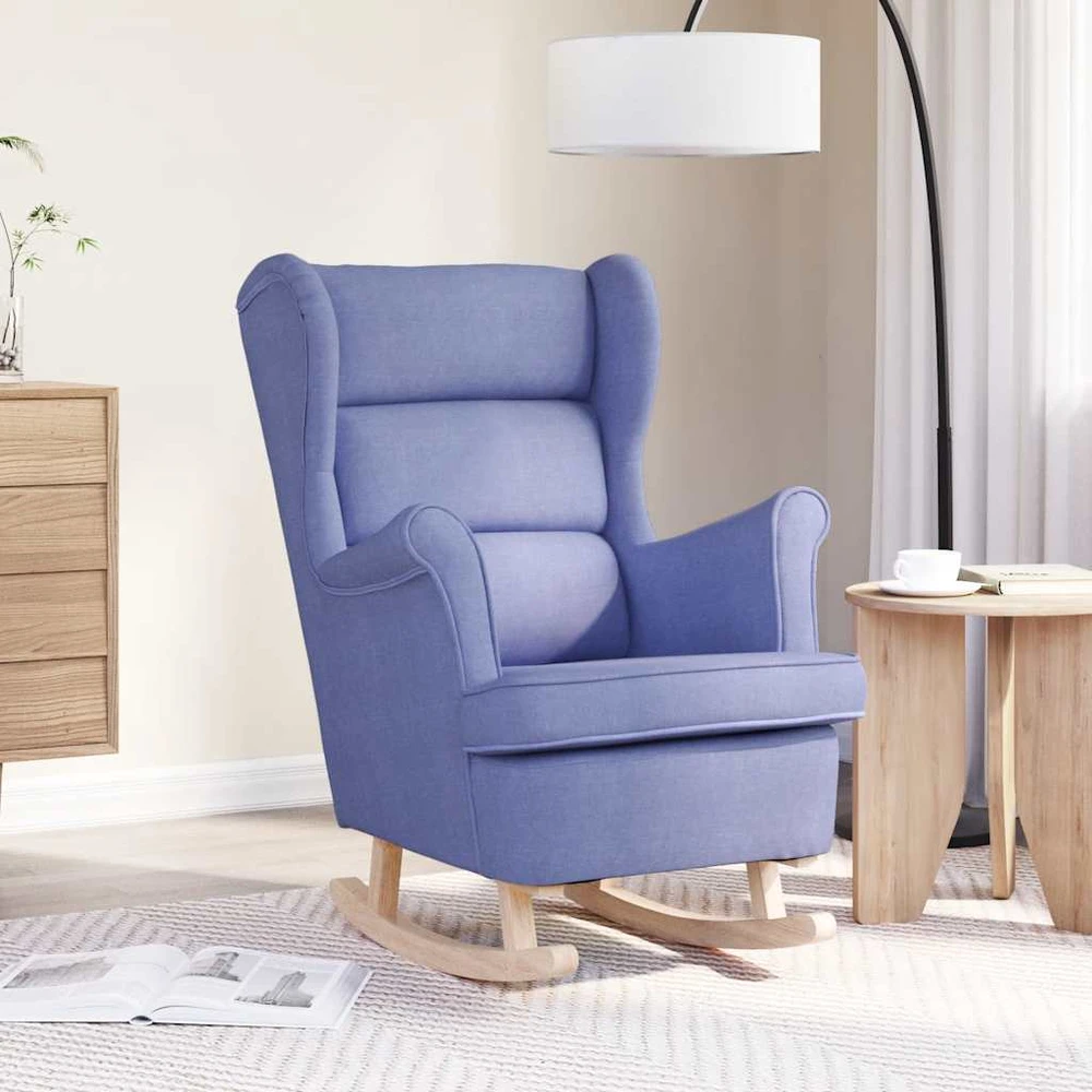 Fotelis Supama kėdė Jeans Mėlyna 74x90x102 cm Audinys