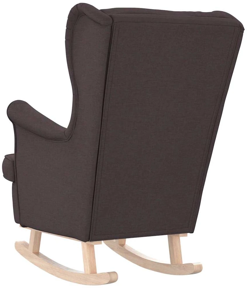 Fotelis Supama kėdė Tamsiai ruda 74x90x102 cm Audinys