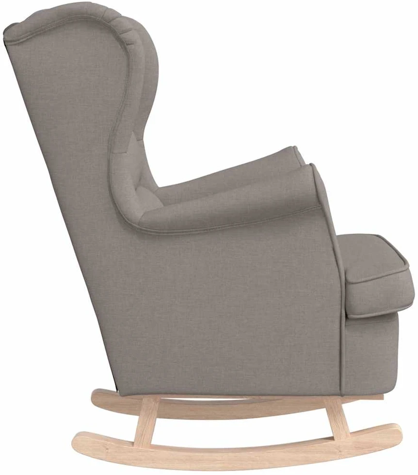 Fotelis Supama kėdė Taupe 74x90x102 cm Audinys