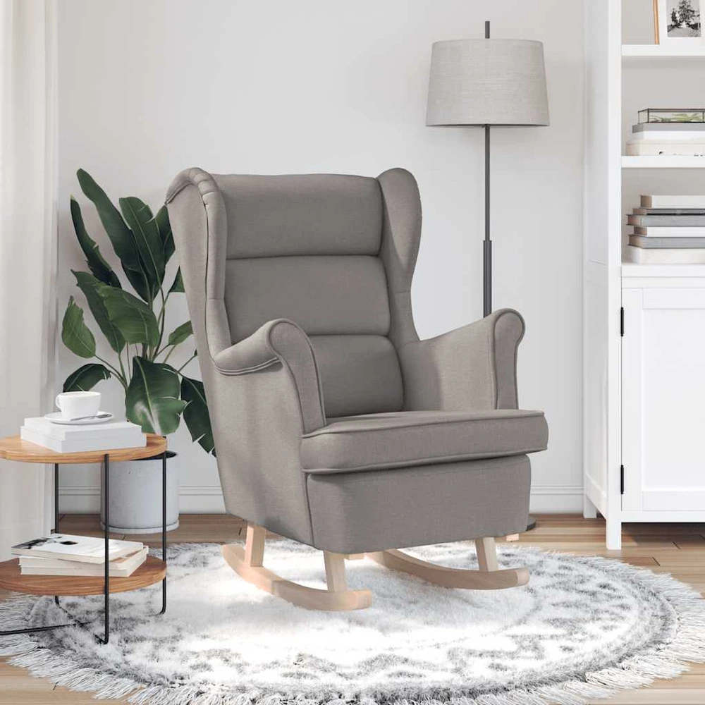 Fotelis Supama kėdė Taupe 74x90x102 cm Audinys