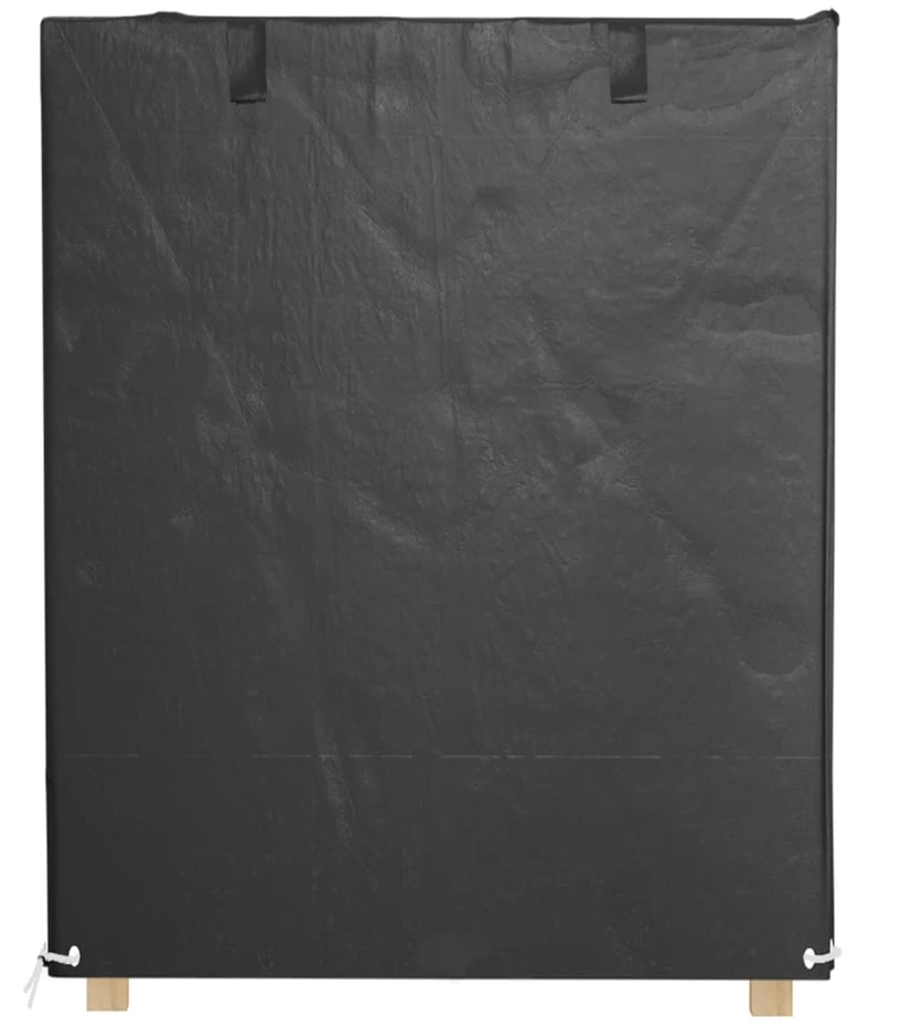 Supamų suoliukų uždangalai, 2vnt., 125x90x135/165cm, PE