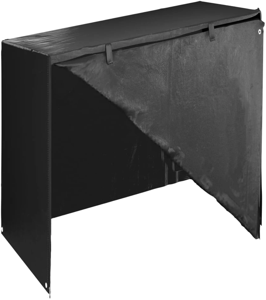 Supamų suoliukų uždangalai, 2vnt., 125x90x135/165cm, PE