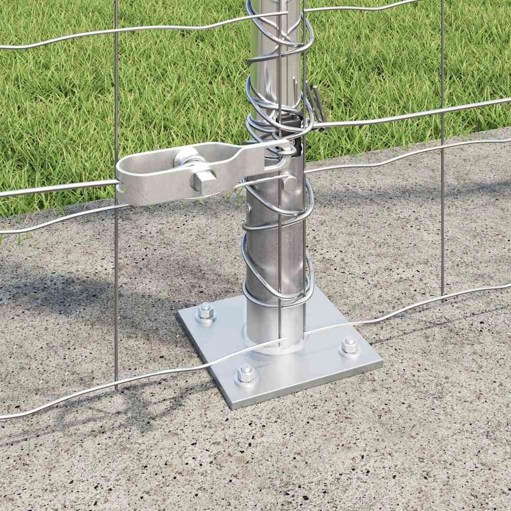 Eurų tvora su betono baze 10 x 1,4 m Galvanizuotas plienas