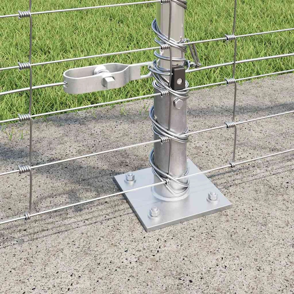 Suvirinta vielos tvora su betono baze 25 x 1,5 m Sidabrinė